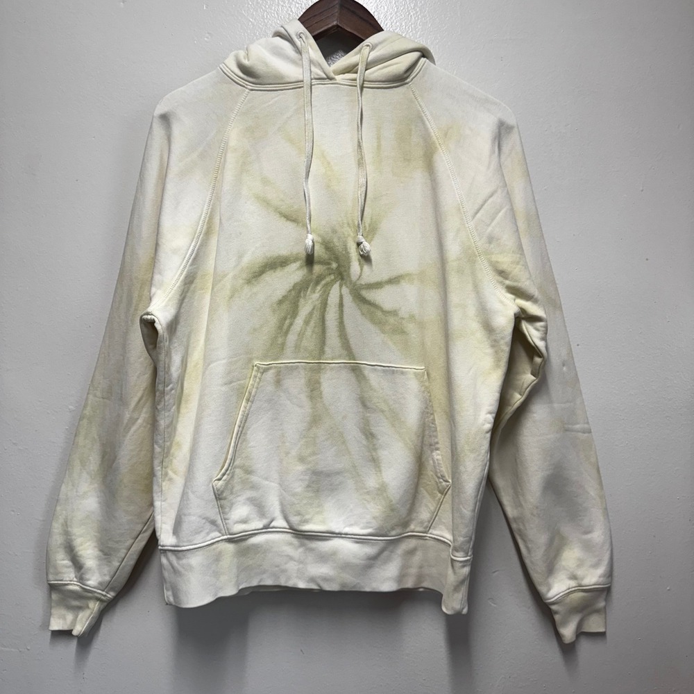 Reformation Hoodie Green Tie Dye Organic Cotton Small Boho Streetwear Earthy